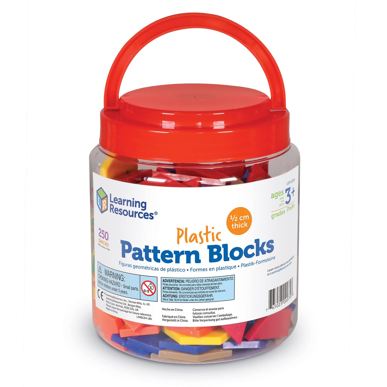 Foto 5 pulgar | Juego De Bloques Con Patrones De Plástico Learning Resources, 250 Unidades - Venta Internacional.