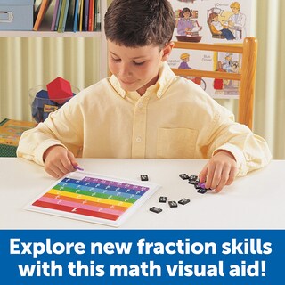 Foto 2 | Baldosas Toy Learning Resources Con Fracciones De Arcoíris, 54 Piezas, 6 - Venta Internacional.