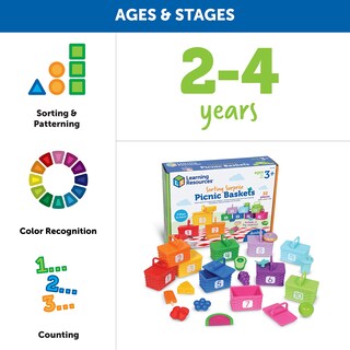 Foto 5 | Toy Learning Resources Para Clasificar Cestas De Pícnic Sorpresa, Más De - Venta Internacional.