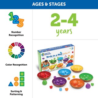 Foto 5 | Set De Clasificación Learning Resources Birds In A Nest, 36 Piezas - Venta Internacional.