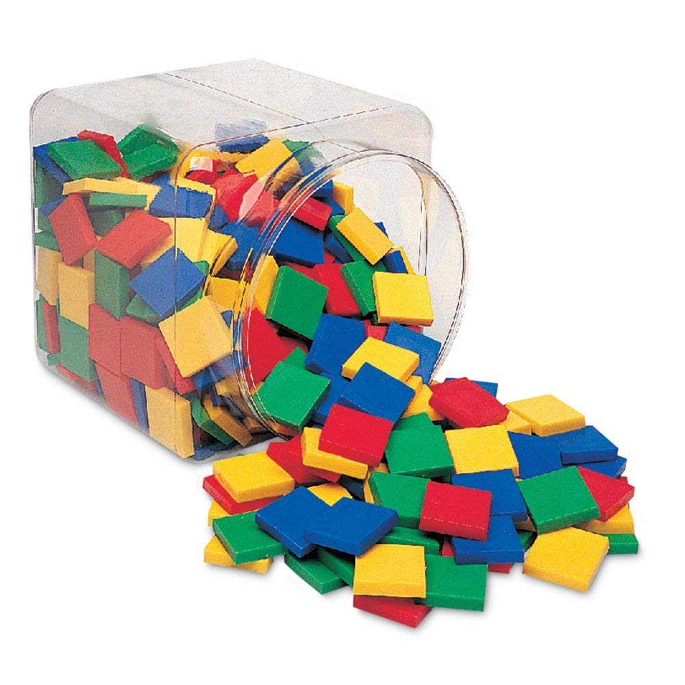 Foto 2 pulgar | Juego De Azulejos Cuadrados De Colores Toy Learning Resources De 400 Unidades, Más De 3 - Venta Internacional.
