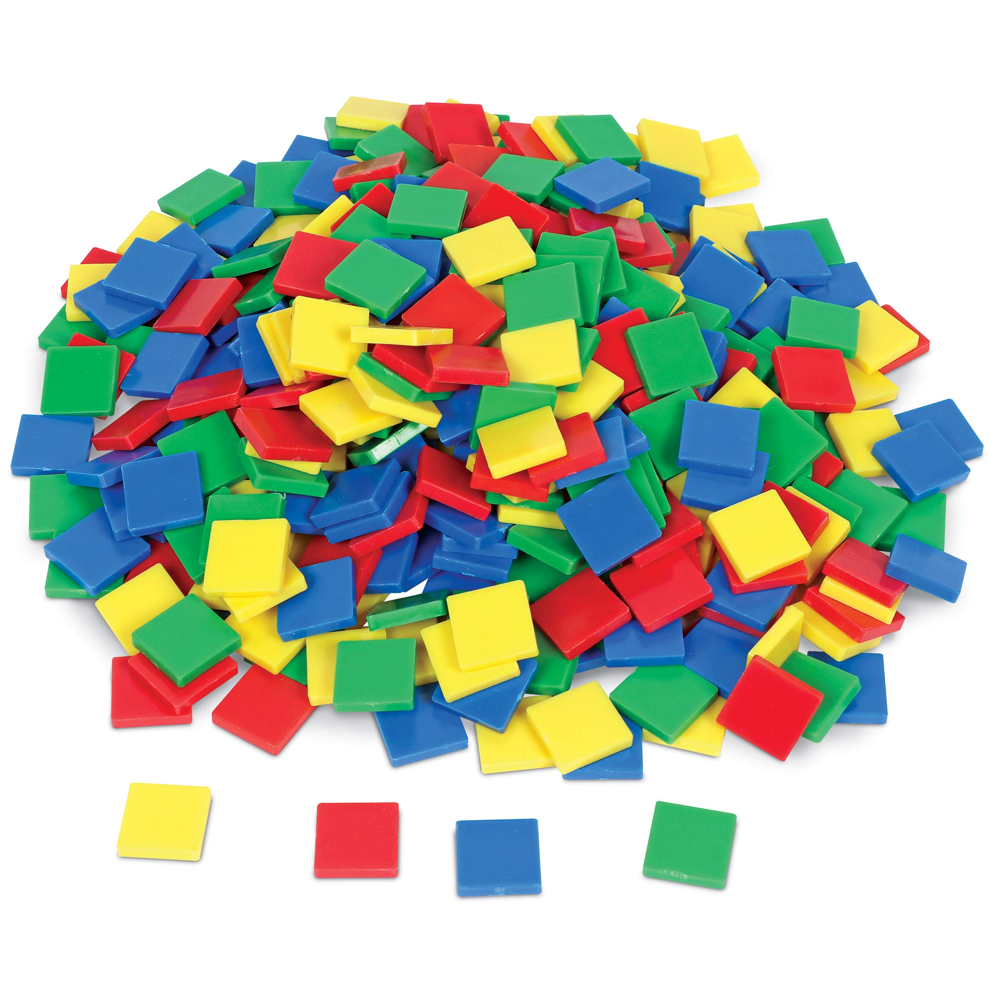 Foto 2 | Juego De Azulejos Cuadrados De Colores Toy Learning Resources De 400 Unidades, Más De 3 - Venta Internacional.