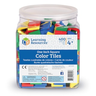 Foto 6 | Juego De Azulejos Cuadrados De Colores Toy Learning Resources De 400 Unidades, Más De 3 - Venta Internacional.