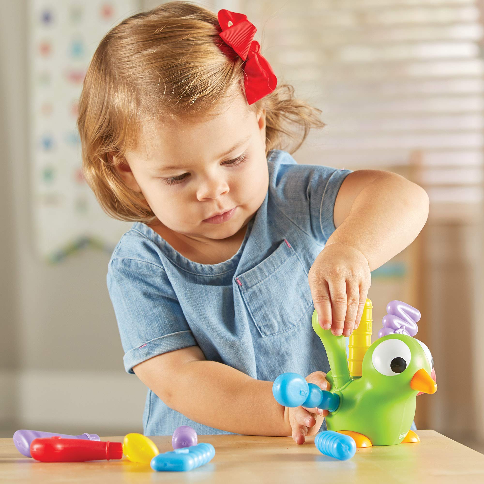Foto 5 pulgar | Toy Learning Resources Fine Motor Peacock Pals De Más De 18 Meses - Venta Internacional.