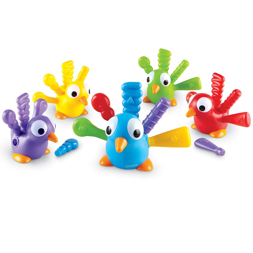 Foto 6 pulgar | Toy Learning Resources Fine Motor Peacock Pals De Más De 18 Meses - Venta Internacional.
