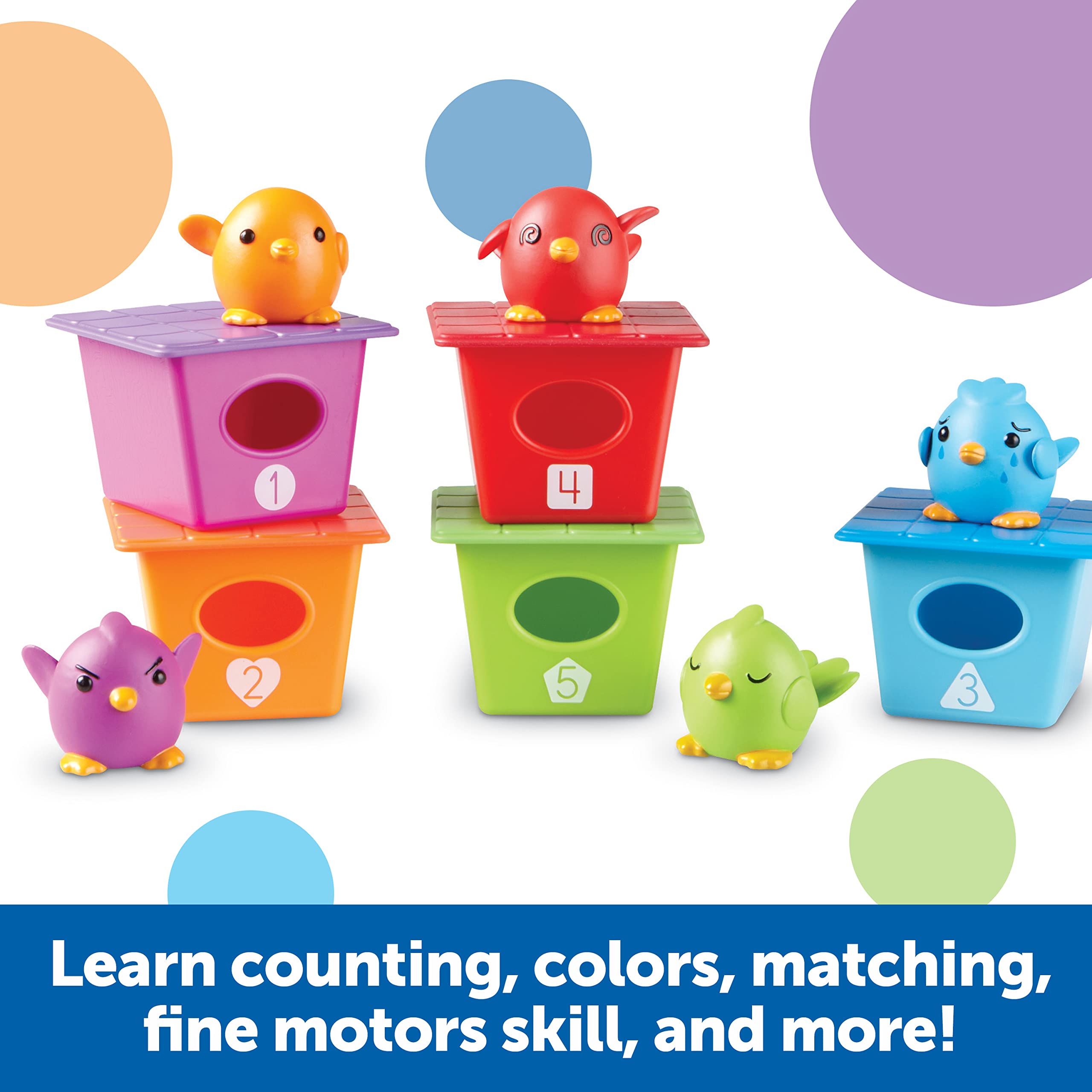 Foto 3 pulgar | Recursos De Aprendizaje De Juguetes Peek-a-bird Learning Buddies 18m+ - Venta Internacional.
