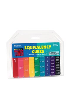 Foto 1 | Juguete Para Aprender Matemáticas, Recursos De Aprendizaje, Fraction Tower, 51 Piezas - Venta Internacional.
