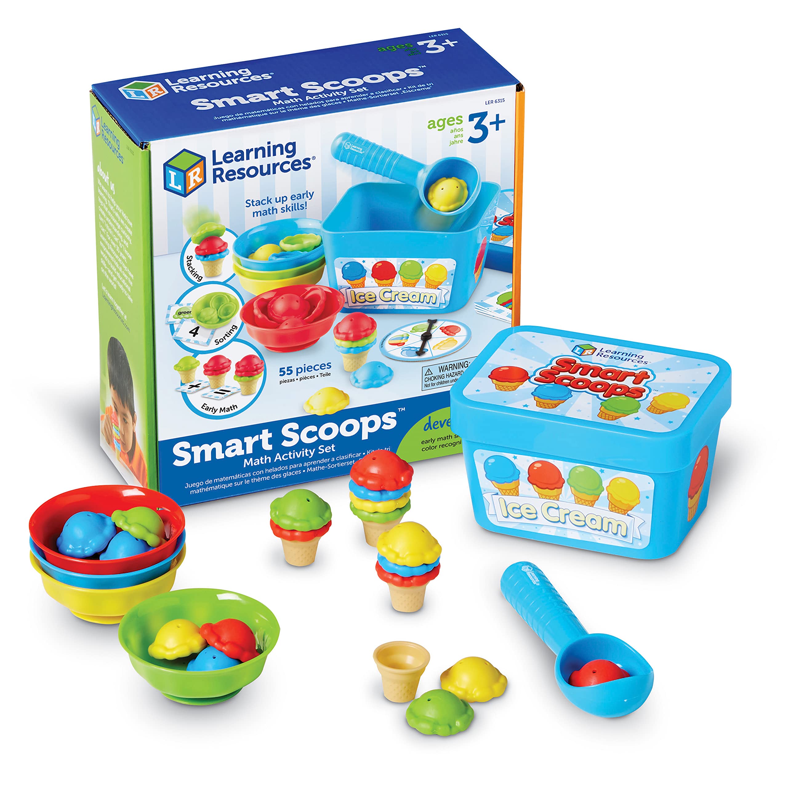 Foto 3 pulgar | Juego De Actividades Matemáticas Smart Scoops De Toy Learning Resources, 55 Piezas - Venta Internacional.
