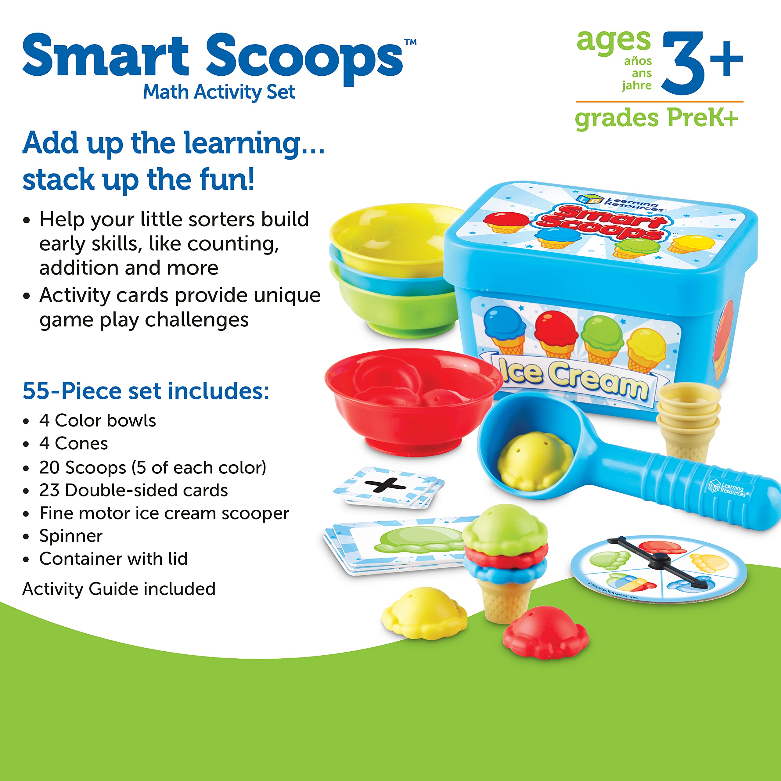Foto 4 pulgar | Juego De Actividades Matemáticas Smart Scoops De Toy Learning Resources, 55 Piezas - Venta Internacional.