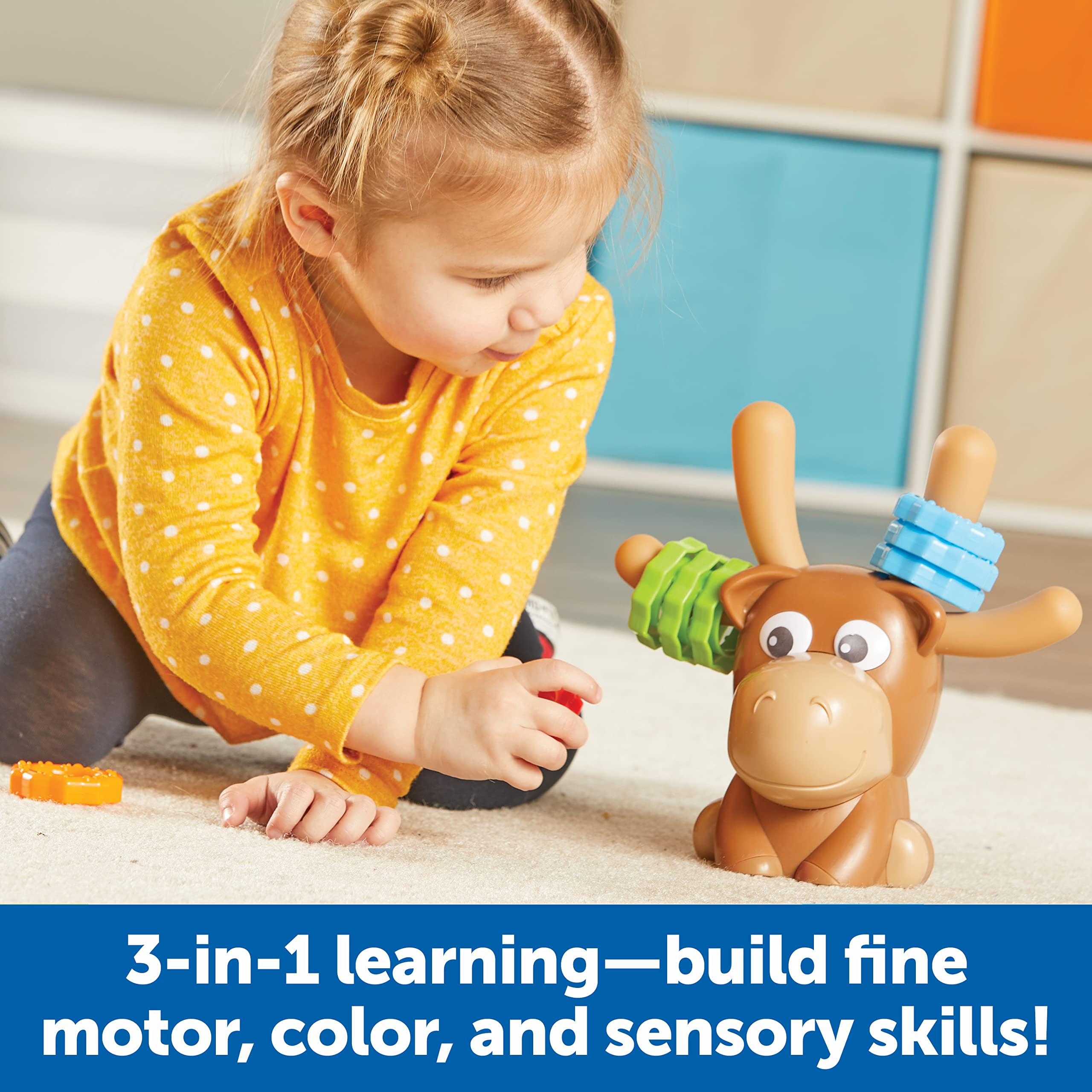 Foto 3 pulgar | Toy Learning Resources Max The Fine Motor Moose, 13 Piezas Y 2 - Venta Internacional.