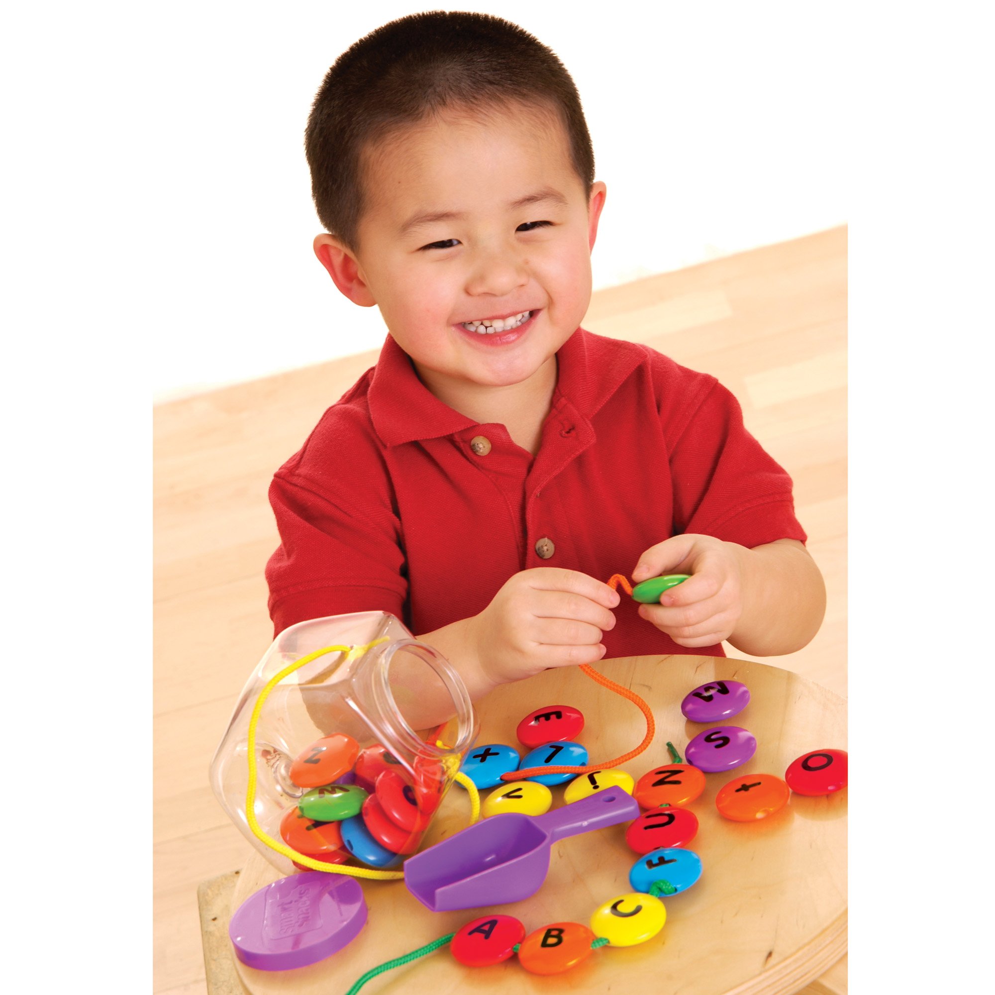 Foto 7 pulgar | Juguetes De Motricidad Fina Learning Resources Smart Snacks Abc Lacing Sweets 31 Piezas - Venta Internacional.