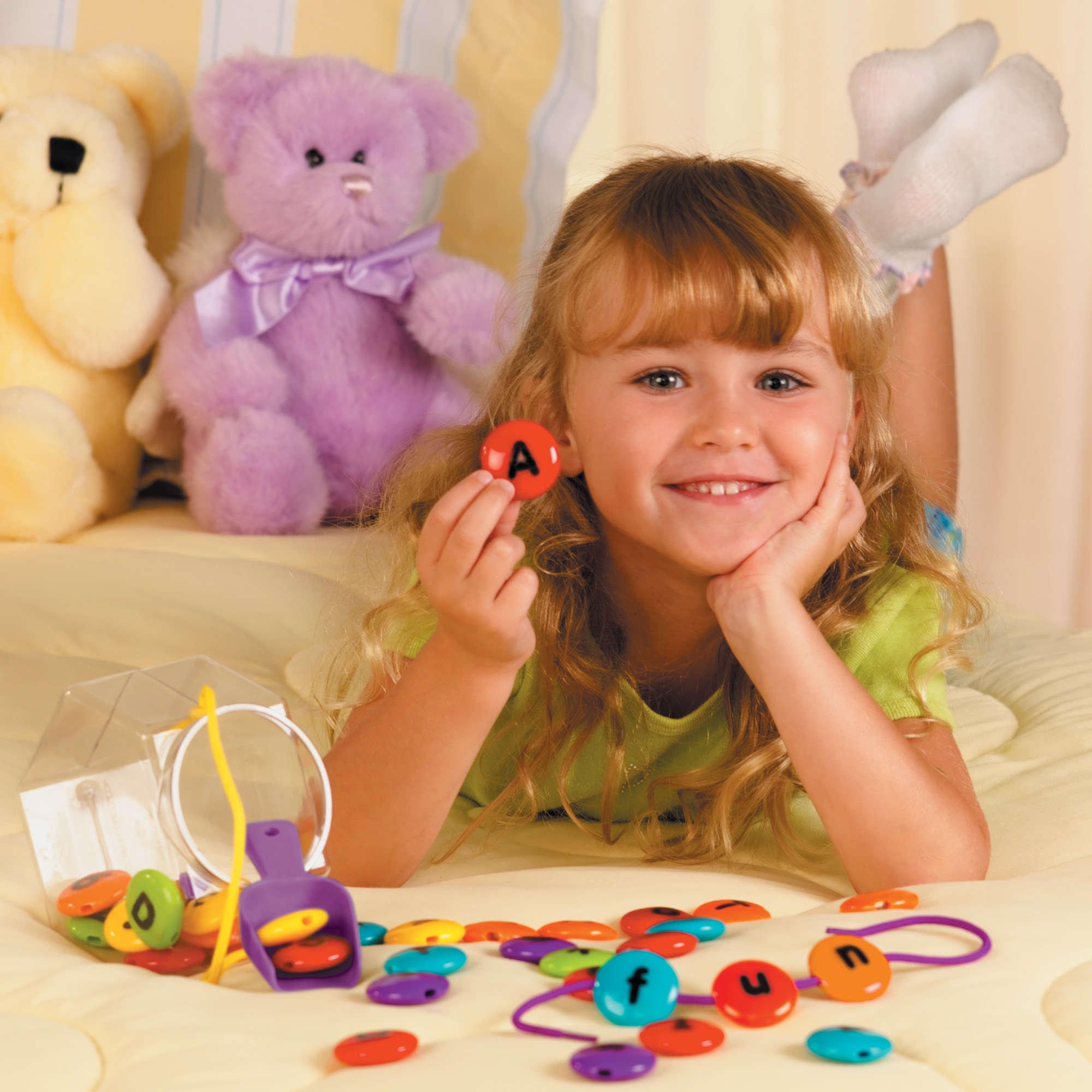Foto 8 pulgar | Juguetes De Motricidad Fina Learning Resources Smart Snacks Abc Lacing Sweets 31 Piezas - Venta Internacional.