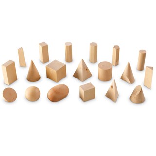 Foto 2 | Juego Toy Learning Resources De Madera Maciza Geométrica, 19 Unidades, 9 O Más - Venta Internacional.