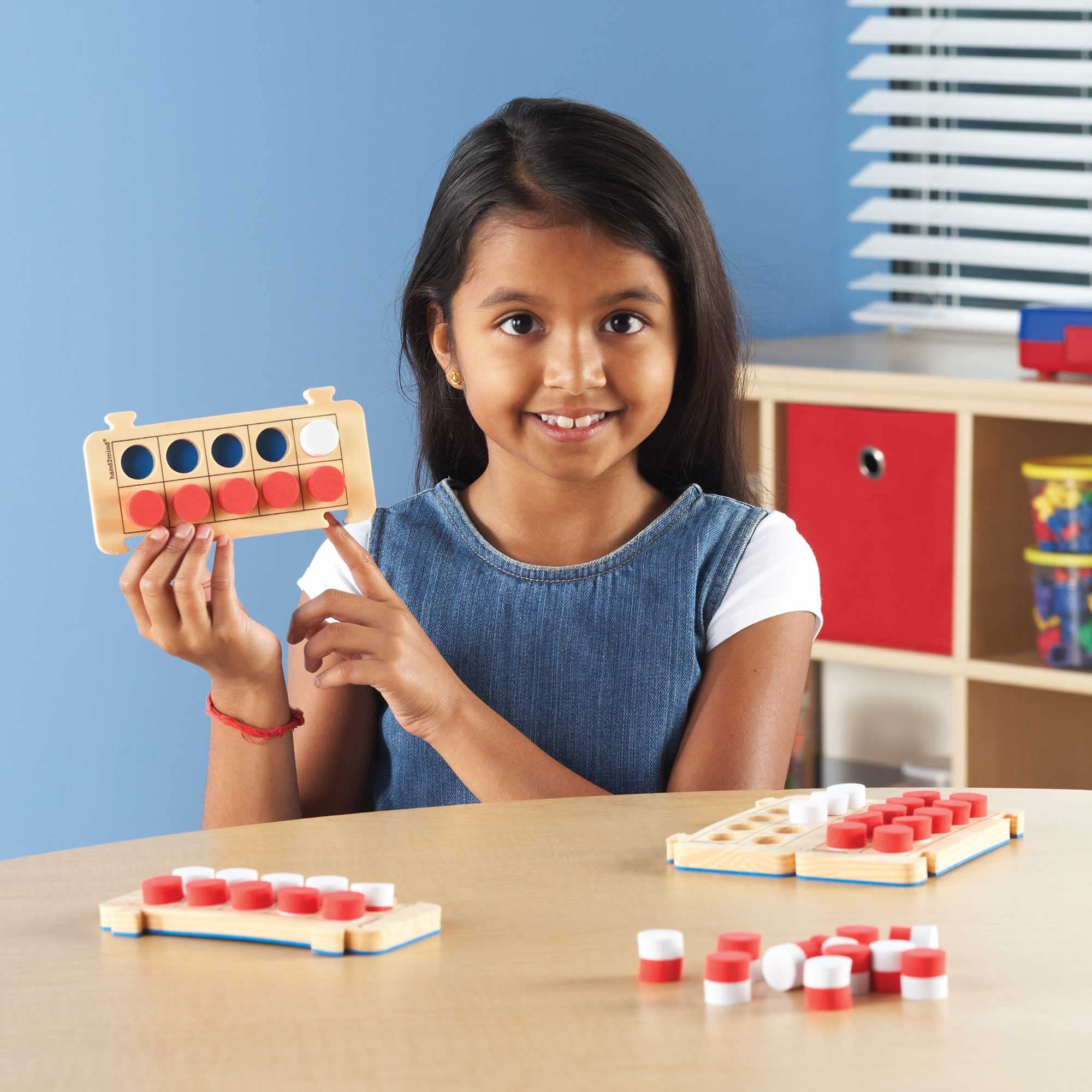 Foto 5 pulgar | Ten Frame Boards Hand2mind Foam Reken Rods Para Niños - Venta Internacional.