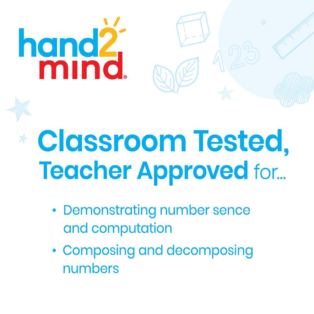 Foto 6 pulgar | Ten Frame Boards Hand2mind Foam Reken Rods Para Niños - Venta Internacional.