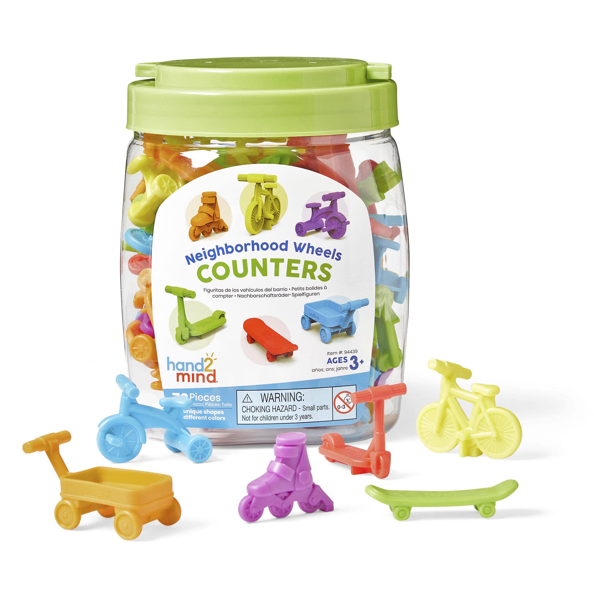 Foto 1 | Counters Hand2mind Neighborhood Wheels Para Niños, Matemáticas - Venta Internacional.