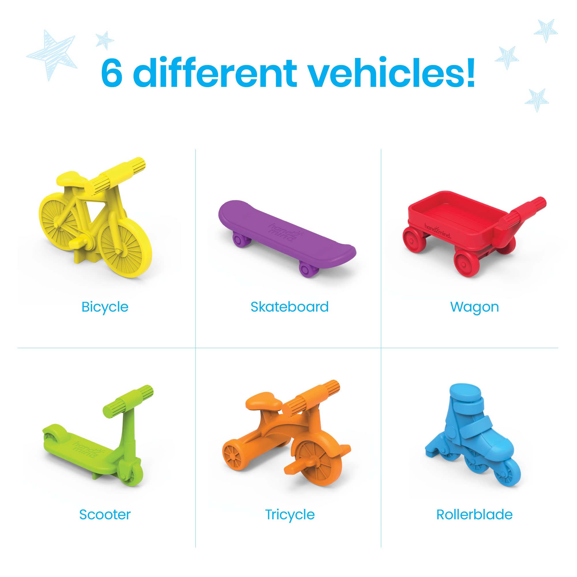 Foto 4 pulgar | Counters Hand2mind Neighborhood Wheels Para Niños, Matemáticas - Venta Internacional.