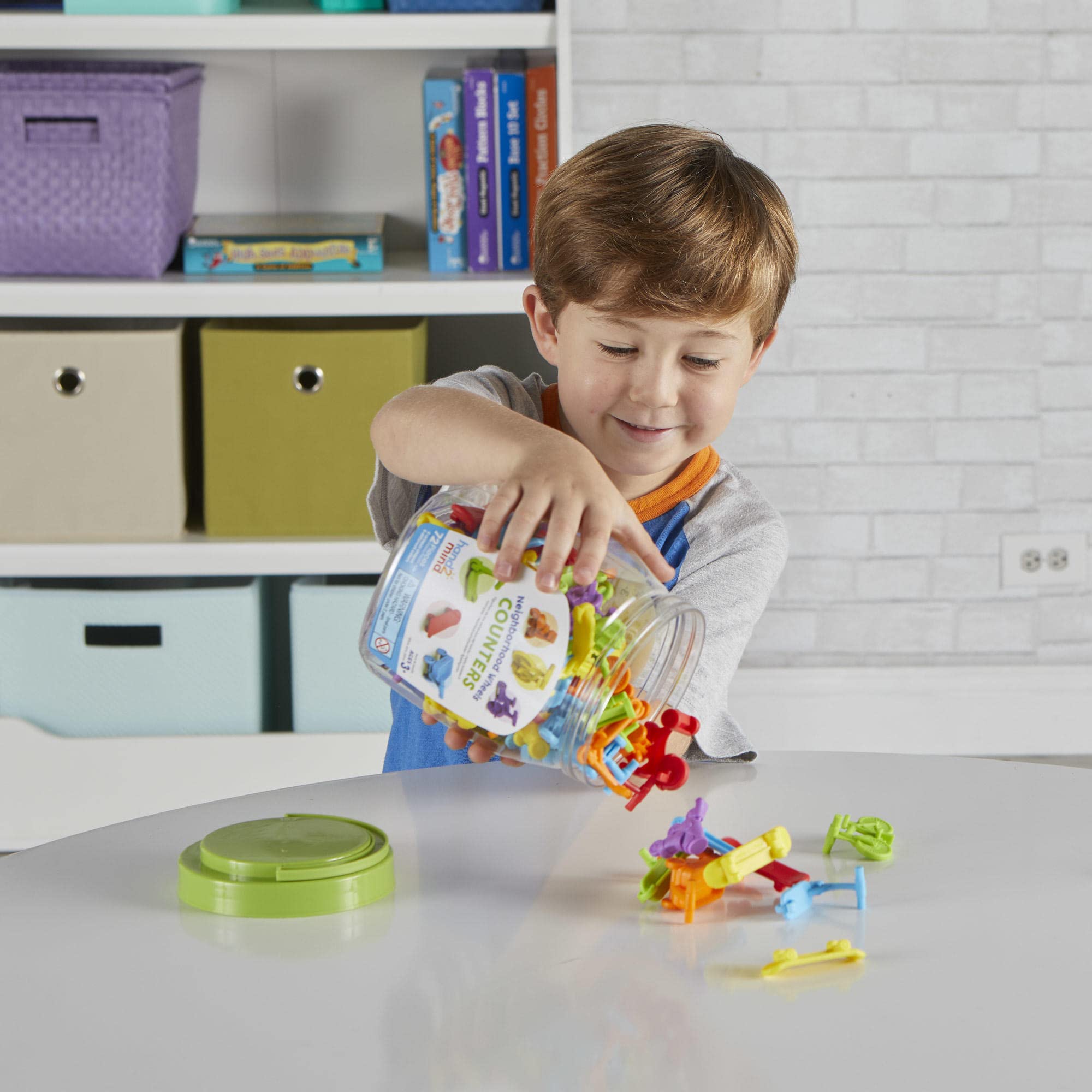 Foto 5 pulgar | Counters Hand2mind Neighborhood Wheels Para Niños, Matemáticas - Venta Internacional.