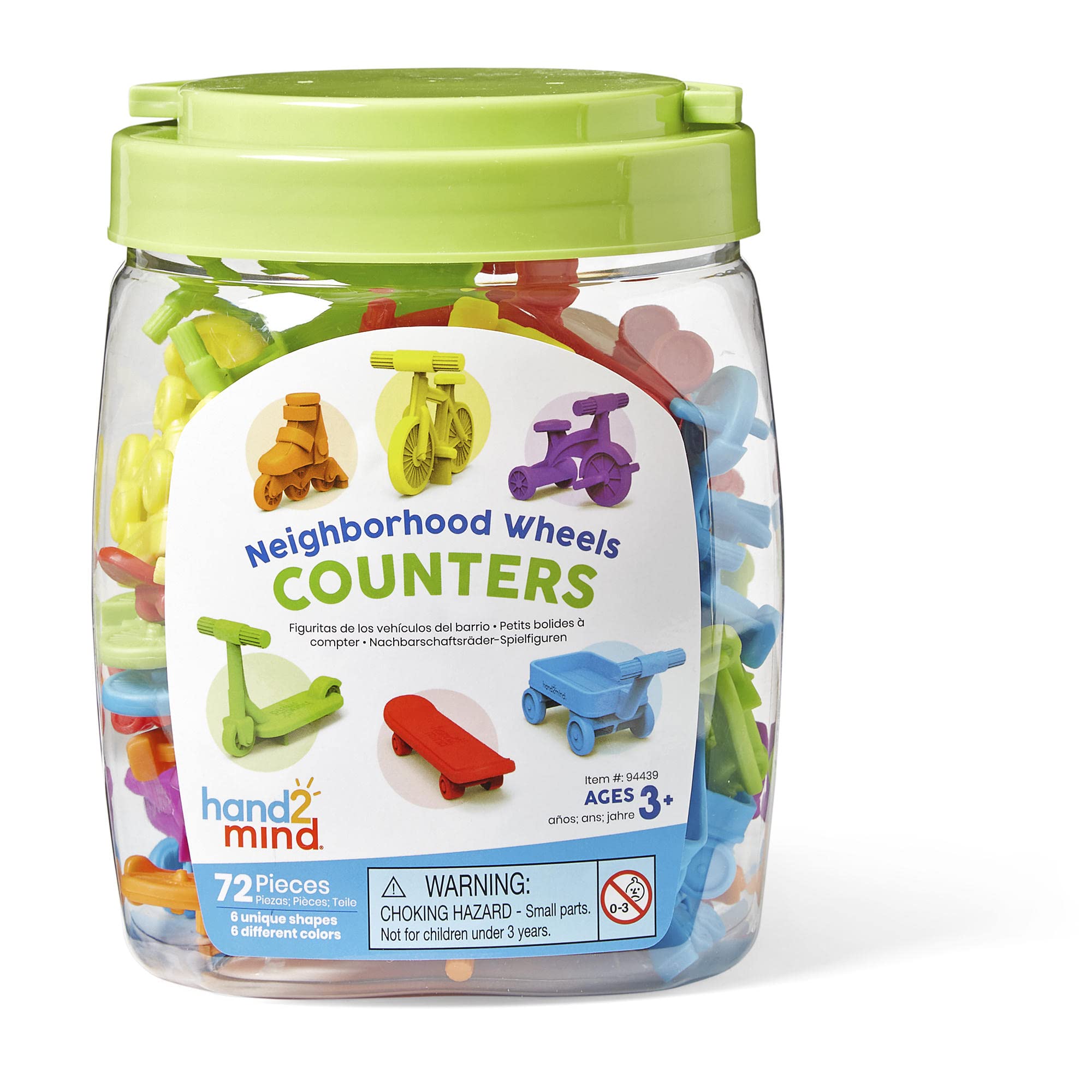 Foto 5 | Counters Hand2mind Neighborhood Wheels Para Niños, Matemáticas - Venta Internacional.