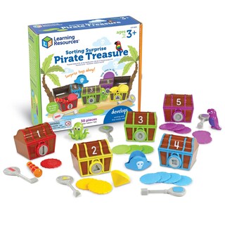 Foto 1 | Toy Learning Resources Sorprende Pirate Treasure, 30 Unidades - Venta Internacional.