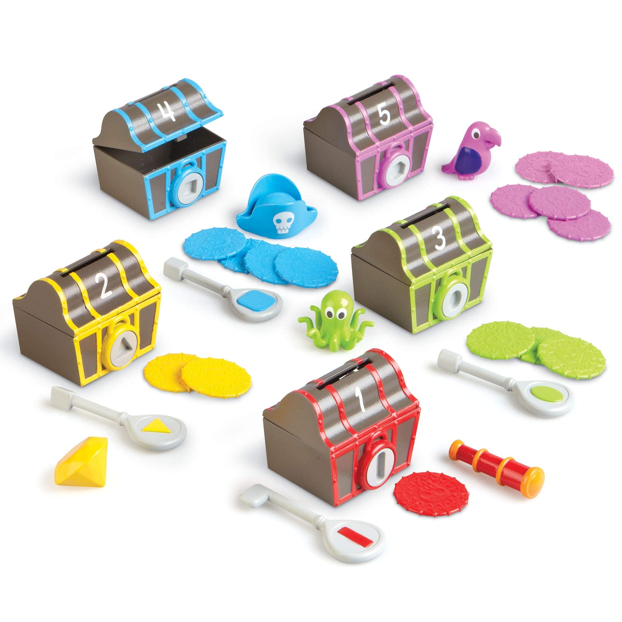 Foto 4 pulgar | Toy Learning Resources Sorprende Pirate Treasure, 30 Unidades - Venta Internacional.