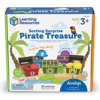 Foto 7 | Toy Learning Resources Sorprende Pirate Treasure, 30 Unidades - Venta Internacional.