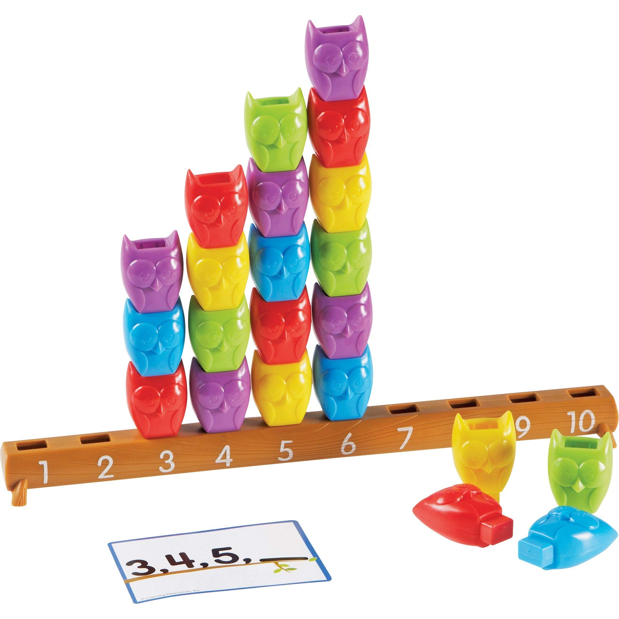 Set De Actividades Learning Resources Para Contar Búhos, 1 A 10, 25 Unidades - Venta Internacional.