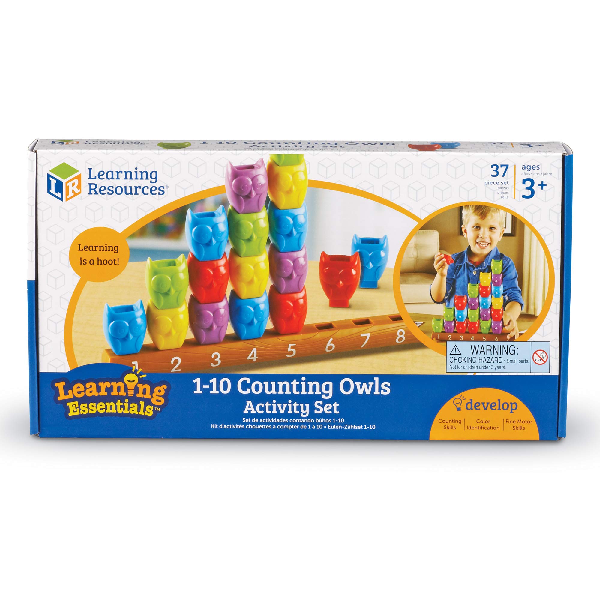 Foto 5 | Set De Actividades Learning Resources Para Contar Búhos, 1 A 10, 25 Unidades - Venta Internacional.