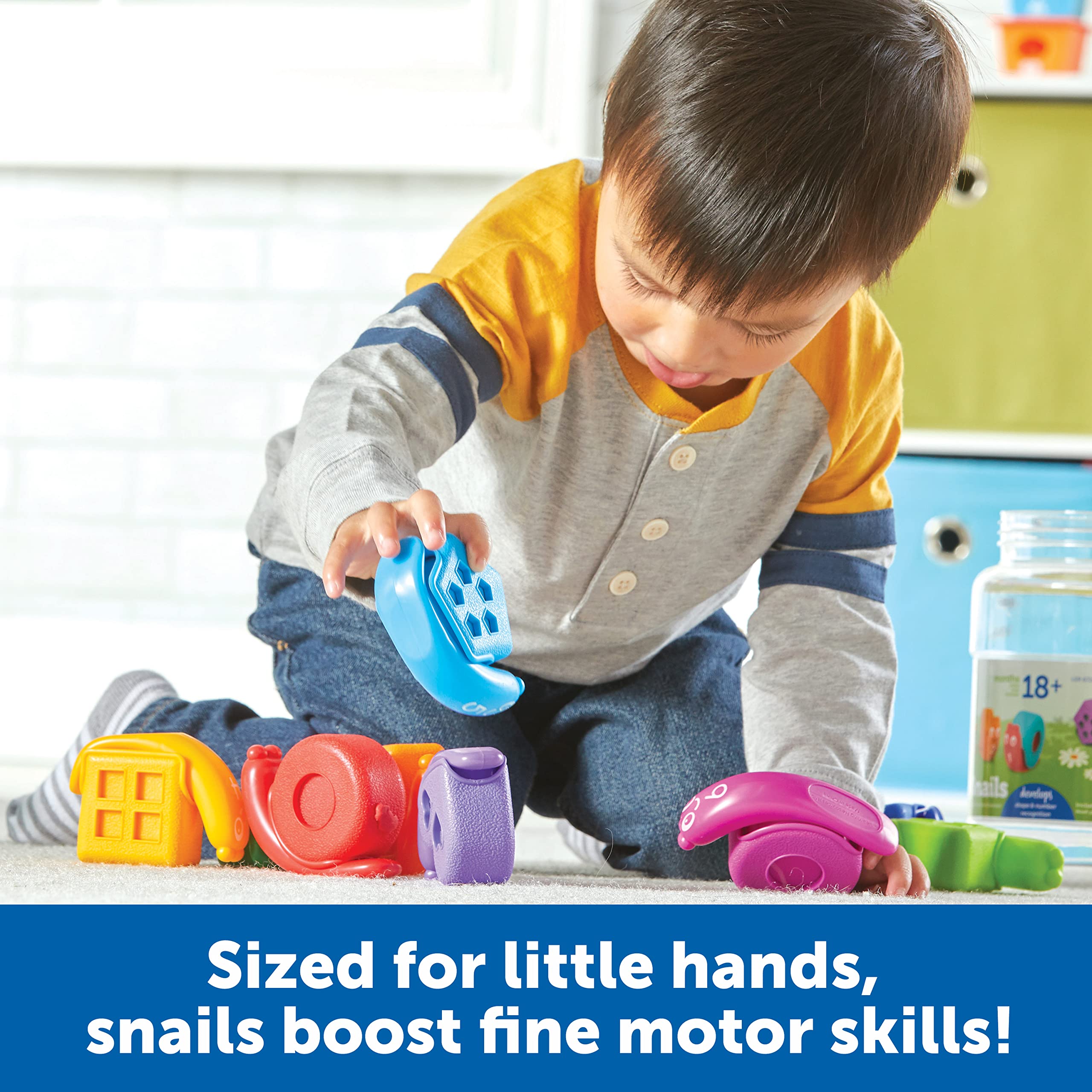 Foto 3 pulgar | Toy Learning Resources Con Forma De Caracoles Snap-n-learn, 20 Unidades - Venta Internacional.