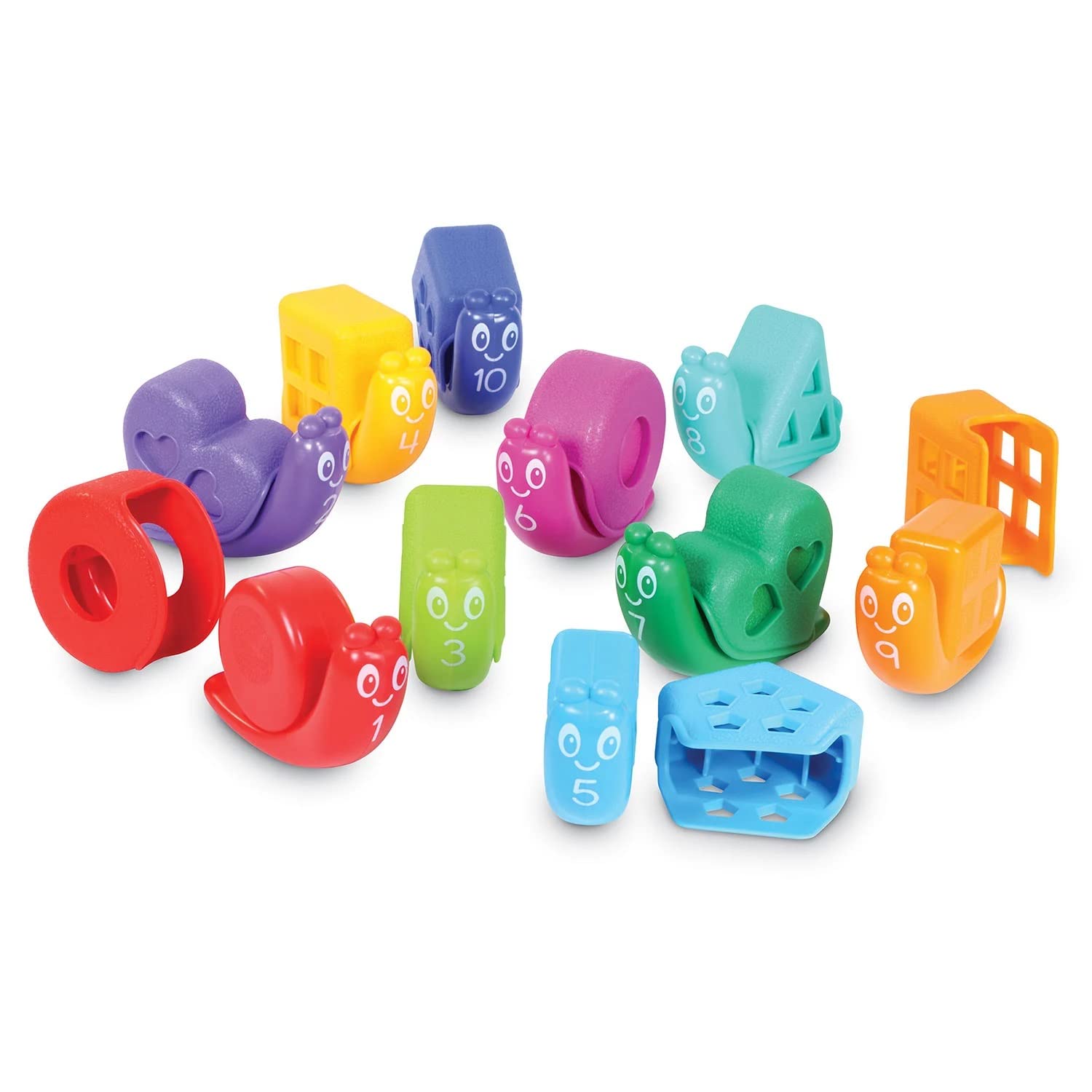 Foto 7 pulgar | Toy Learning Resources Con Forma De Caracoles Snap-n-learn, 20 Unidades - Venta Internacional.