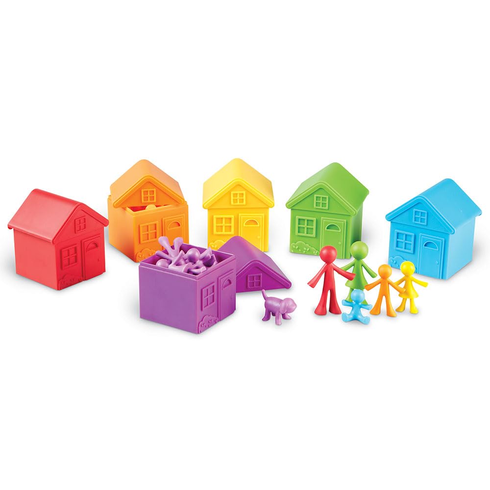 Foto 3 pulgar | Toy Learning Resources All About Me Sorting Neighborhood, 42 Unidades - Venta Internacional.