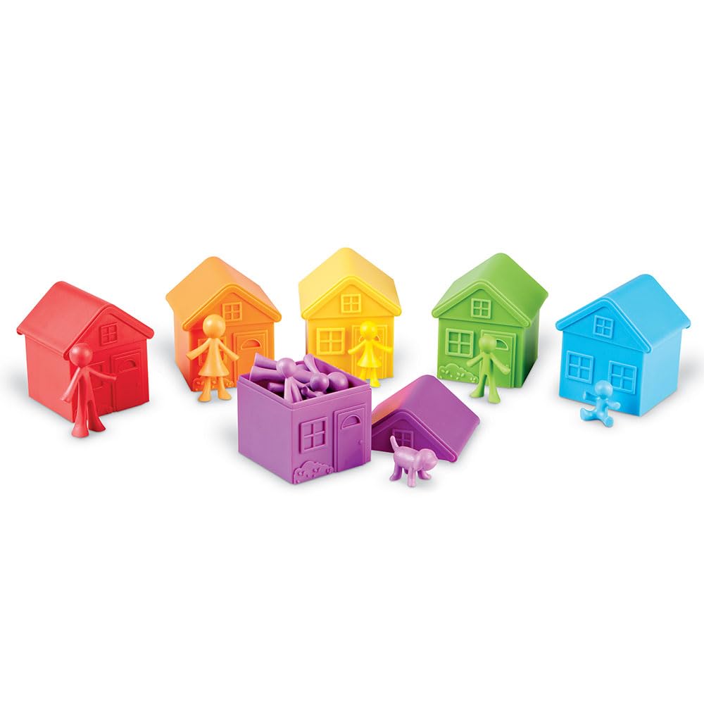 Foto 6 pulgar | Toy Learning Resources All About Me Sorting Neighborhood, 42 Unidades - Venta Internacional.