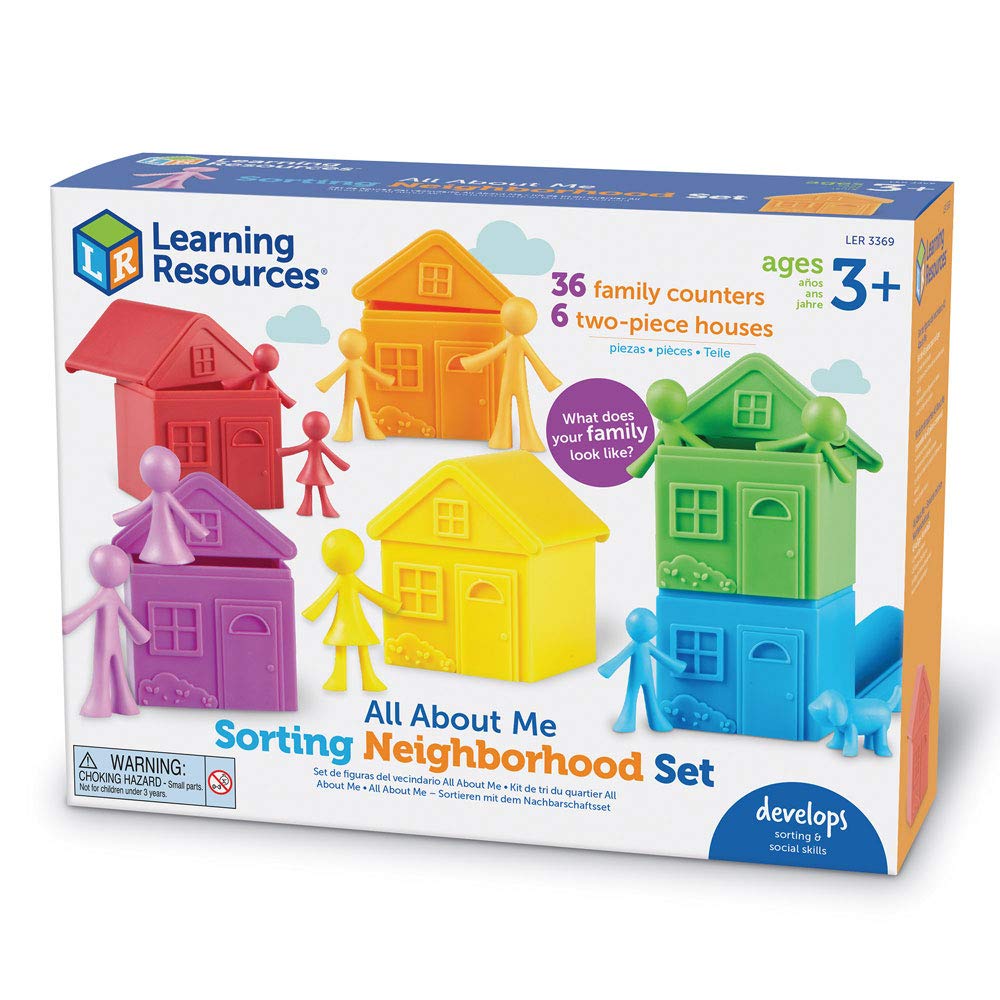Foto 8 pulgar | Toy Learning Resources All About Me Sorting Neighborhood, 42 Unidades - Venta Internacional.