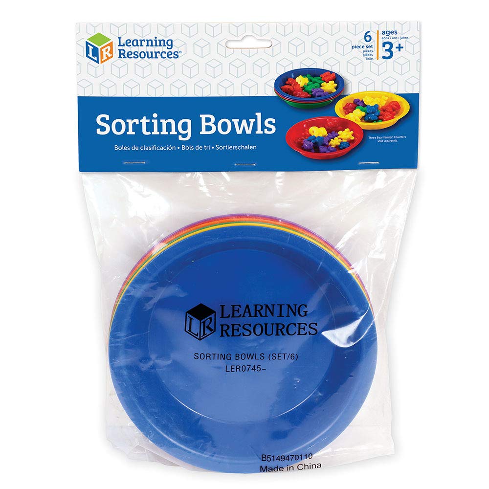 Foto 5 pulgar | Sorting Bowls Learning Resources Three Bear Family, Juego De 6 - Venta Internacional.