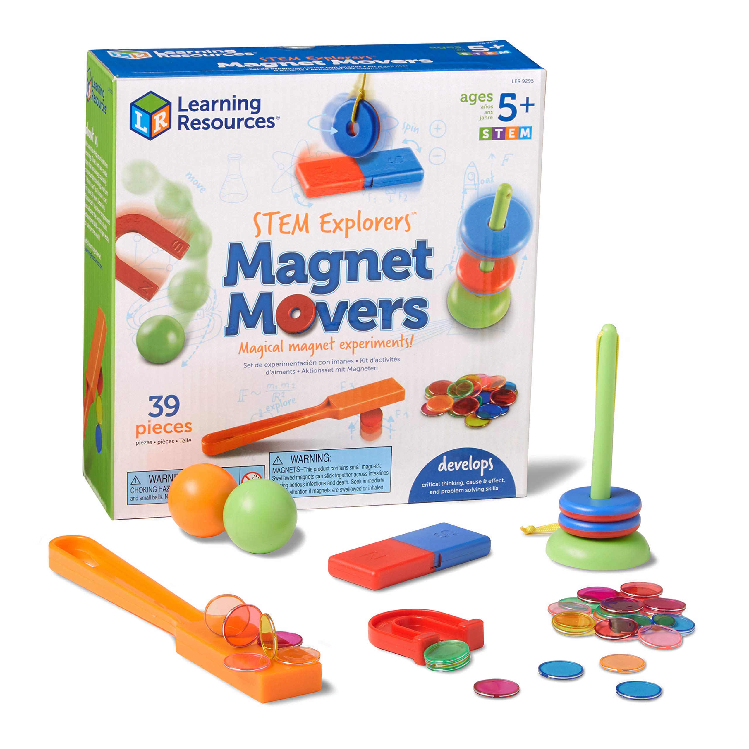 Motores Magnéticos Toy Learning Resources Stem Explorers, 39 Piezas - Venta Internacional.