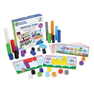 Foto 1 | Juego De Recursos De Aprendizaje Para Preescolar Mathlink Cubes, 115 Piezas - Venta Internacional.