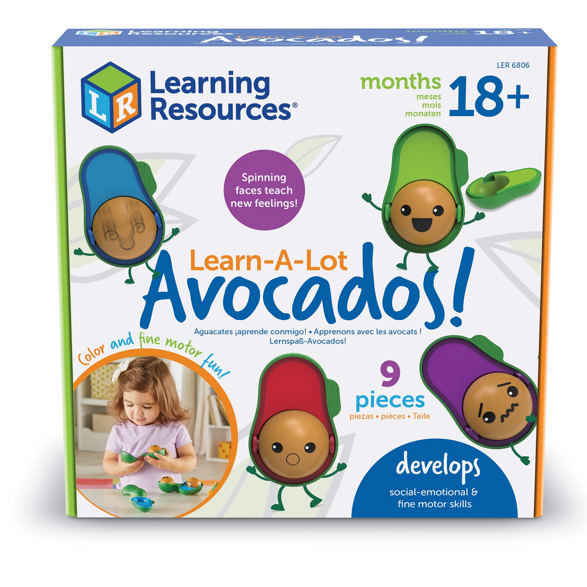 Foto 6 pulgar | Aguacates Learn-a-lot De Toy Learning Resources, 9 Unidades, Más De 18 M - Venta Internacional.