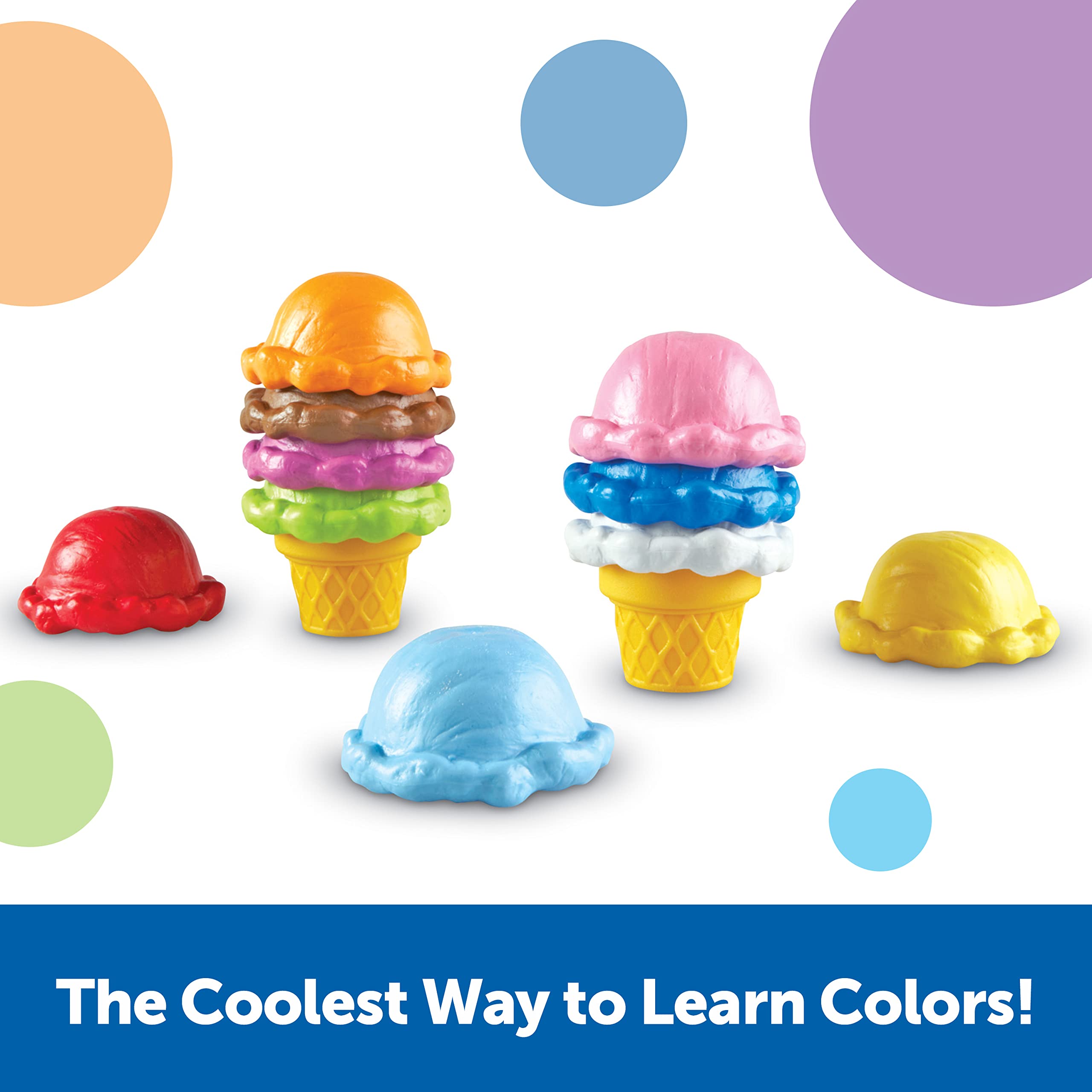 Foto 3 pulgar | Conos De Colores Del Arcoíris De Toy Learning Resources Smart Snacks - Venta Internacional.