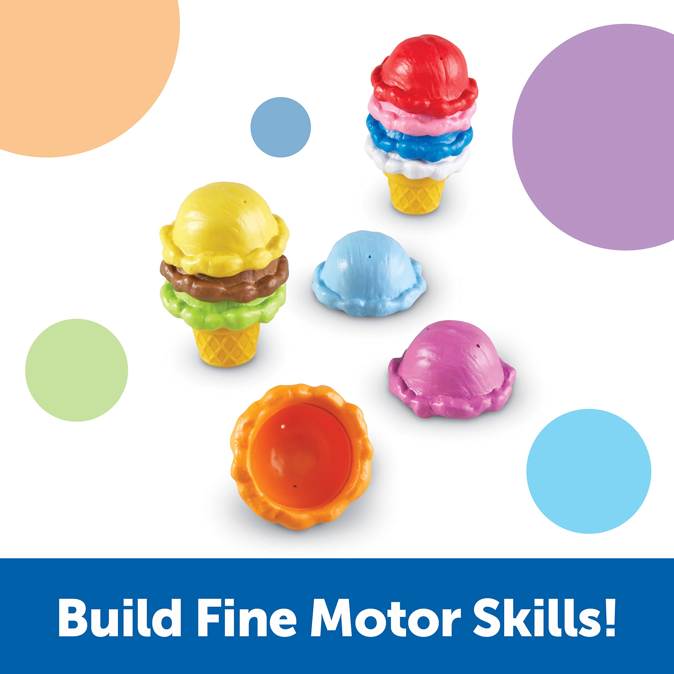 Foto 5 pulgar | Conos De Colores Del Arcoíris De Toy Learning Resources Smart Snacks - Venta Internacional.