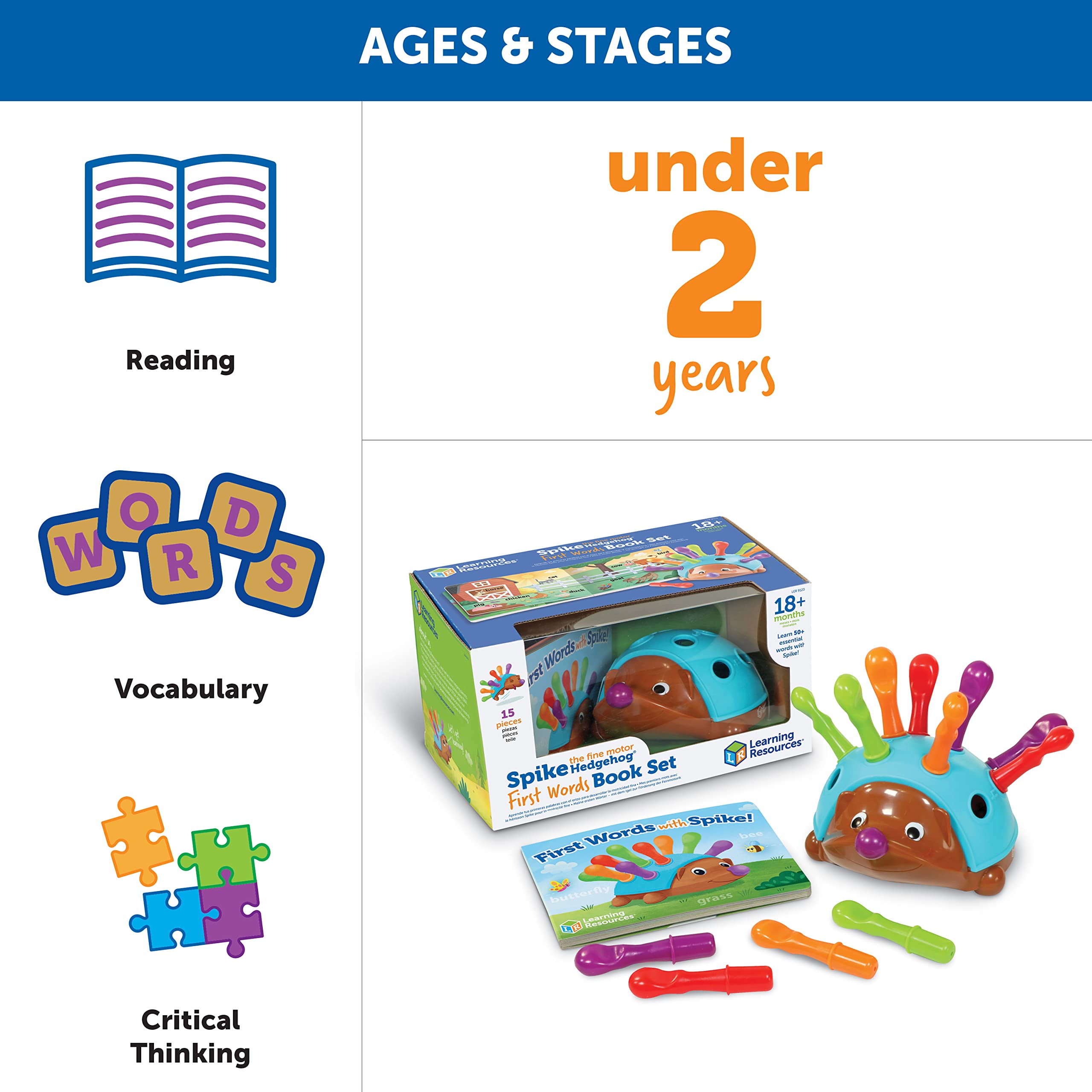 Foto 6 pulgar | Toy Learning Resources Spike The Fine Motor Hedgehog Hace Más De 18 Meses - Venta Internacional.