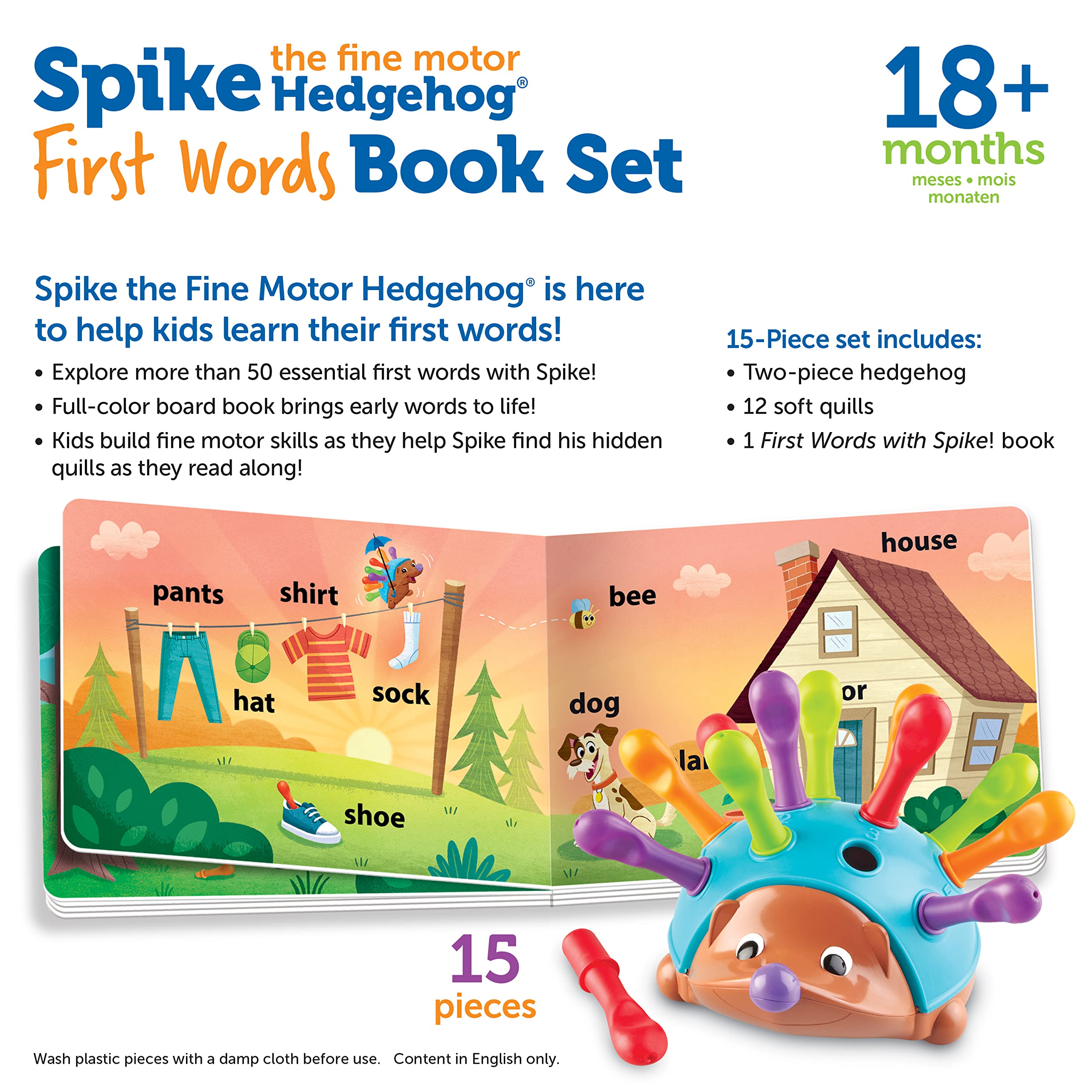 Foto 7 pulgar | Toy Learning Resources Spike The Fine Motor Hedgehog Hace Más De 18 Meses - Venta Internacional.