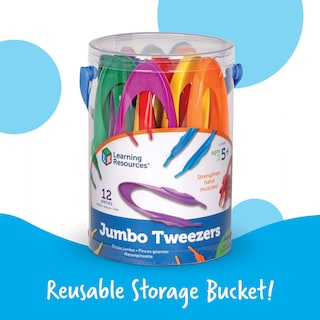 Foto 5 | Tweezers Learning Resources Jumbo, Juego De 12 Niños En Edad Preescolar - Venta Internacional.