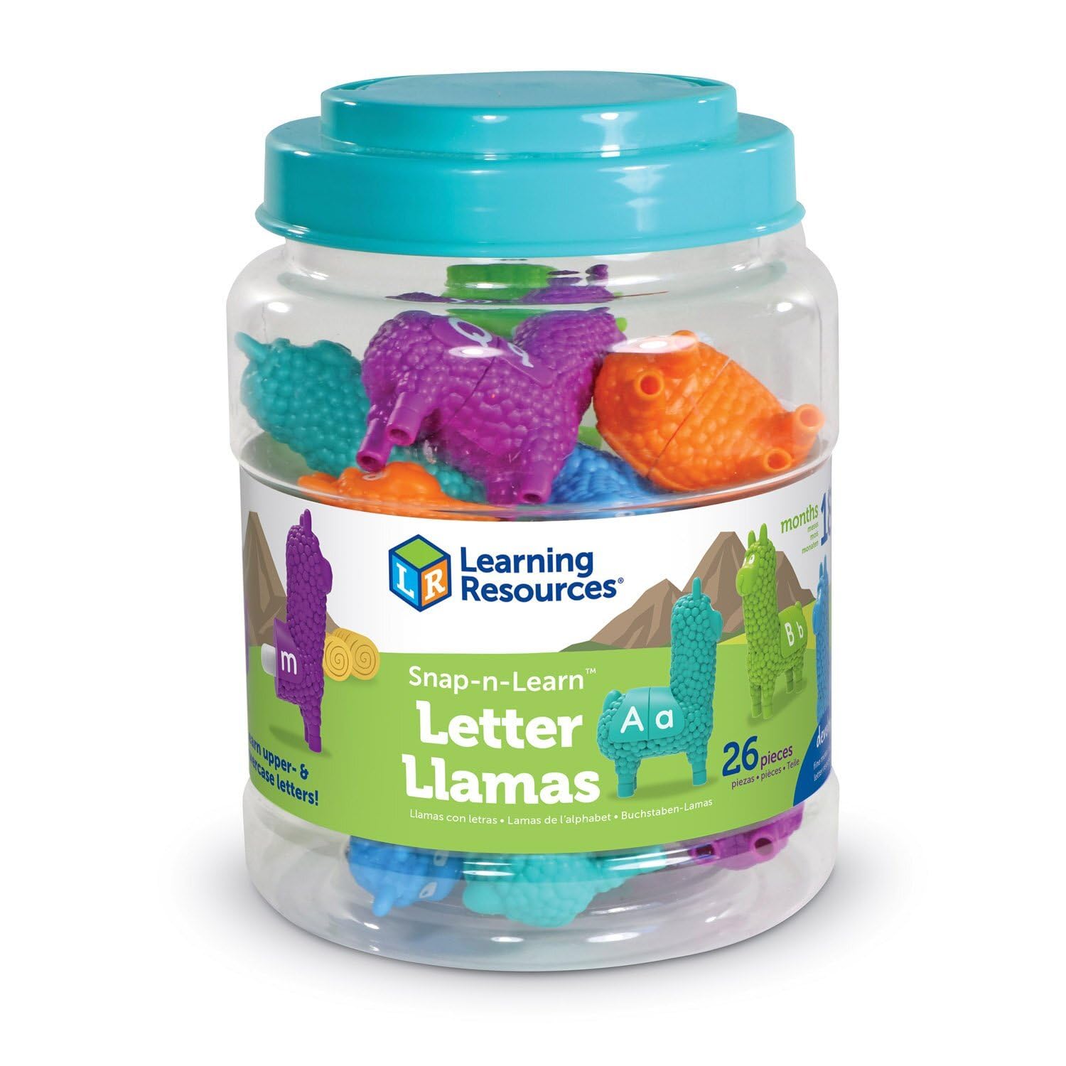 Foto 4 pulgar | Toy Learning Resources Snap-n-learn Llamas, 26 Piezas, Más De 18 M - Venta Internacional.