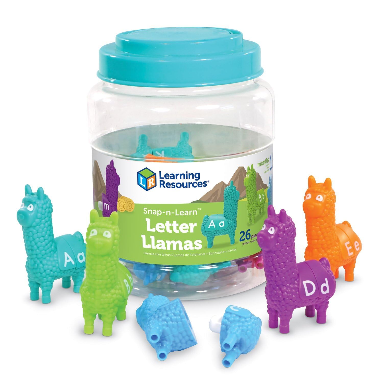 Foto 5 pulgar | Toy Learning Resources Snap-n-learn Llamas, 26 Piezas, Más De 18 M - Venta Internacional.