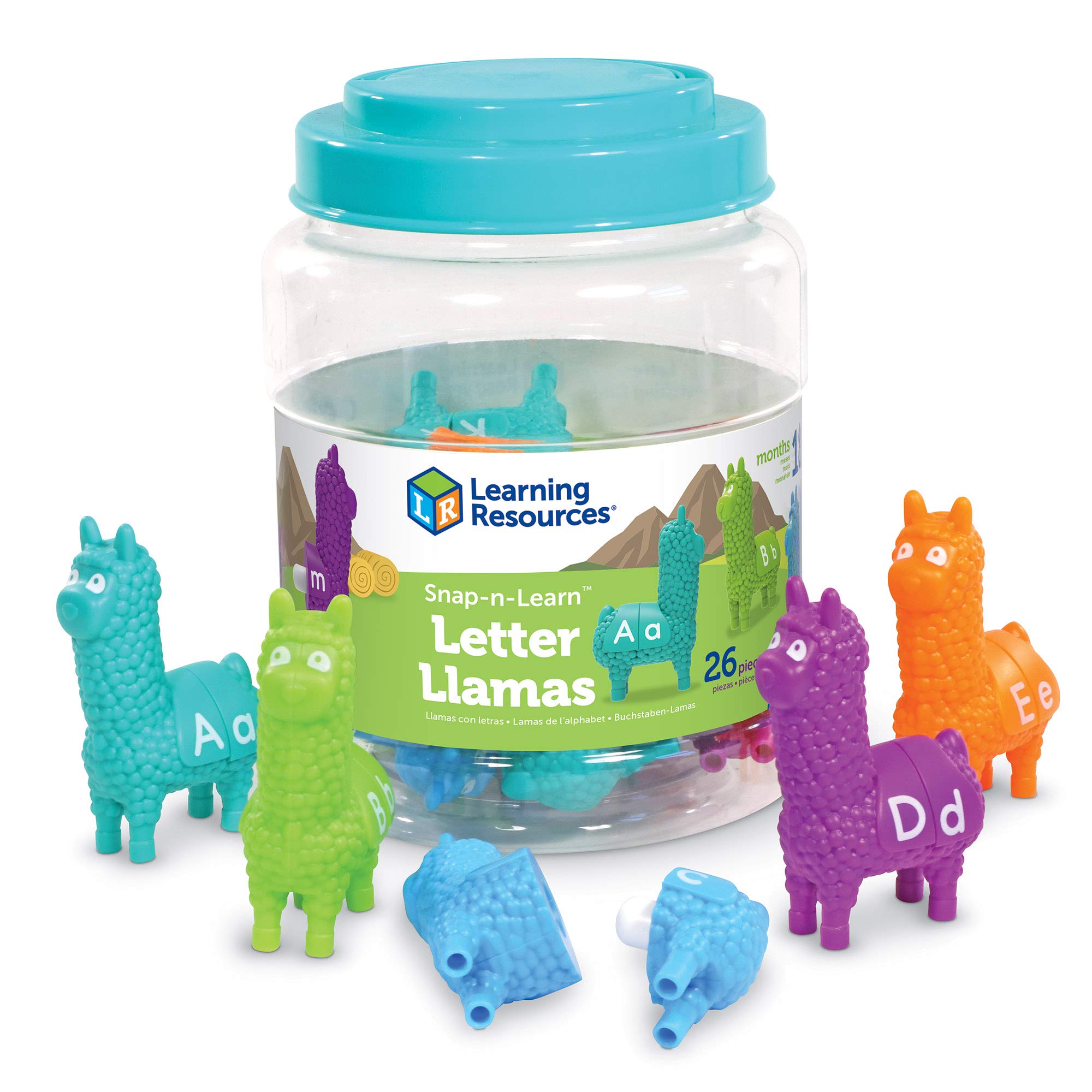 Foto 6 pulgar | Toy Learning Resources Snap-n-learn Llamas, 26 Piezas, Más De 18 M - Venta Internacional.