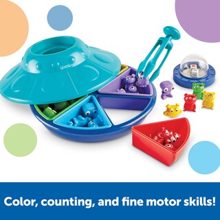 Foto 3 | Platillo Clasificador Oodles Of Aliens De Toy Learning Resources, 48 Piezas - Venta Internacional.