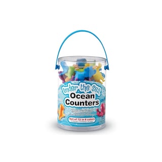 Foto 3 | Counting Toys Learning Resources Under The Sea Ocean, 72 Unidades - Venta Internacional.