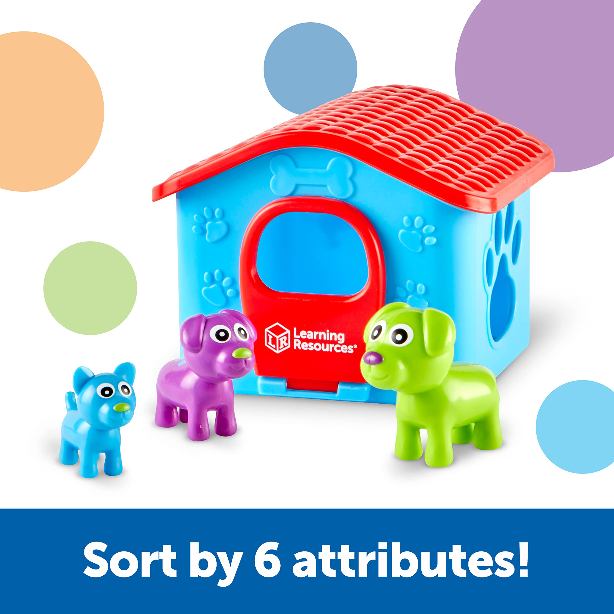 Foto 4 pulgar | Cómo Clasificar Y Combinar Juguetes Recursos De Aprendizaje Sort-'em-up Pups - Venta Internacional.