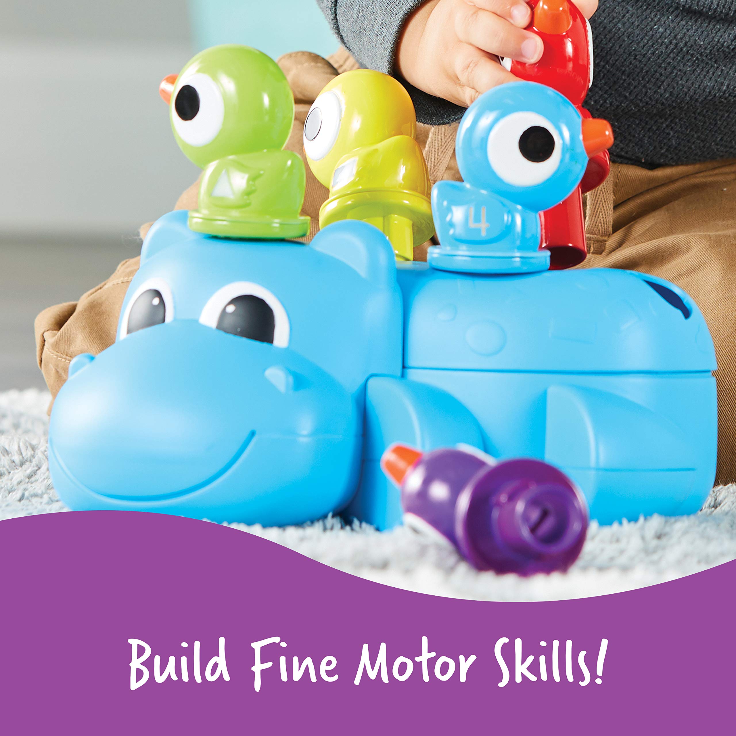Foto 3 pulgar | Recursos De Aprendizaje Sobre Juguetes Motrices Finos Huey The Fine Motor Hippo - Venta Internacional.