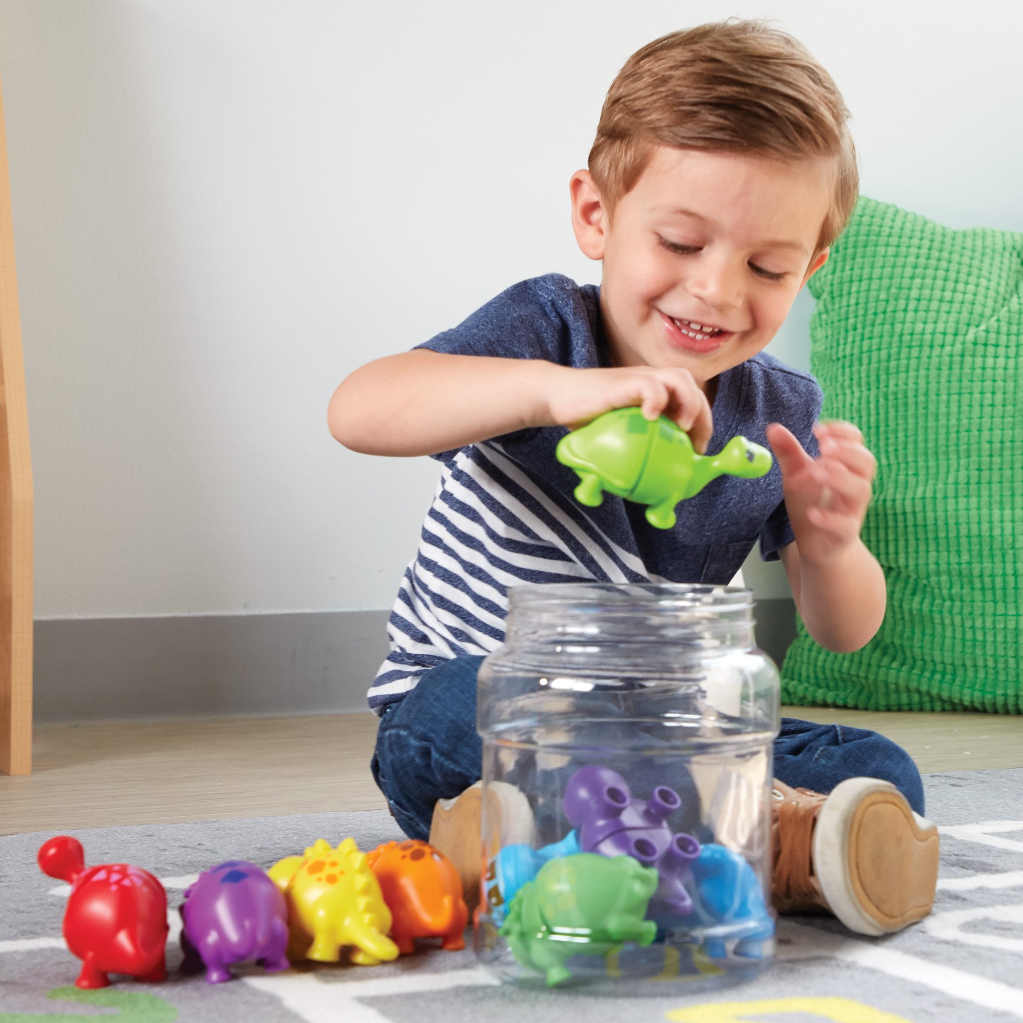 Foto 4 pulgar | Toy Learning Resources Snap-n-learn Hace Coincidir Dinosaurios De Más De 18 Meses - Venta Internacional.
